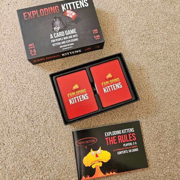 Exploding Kittens - NSFW Edition - Board Game‎ - Complete - Picture 5 of 6